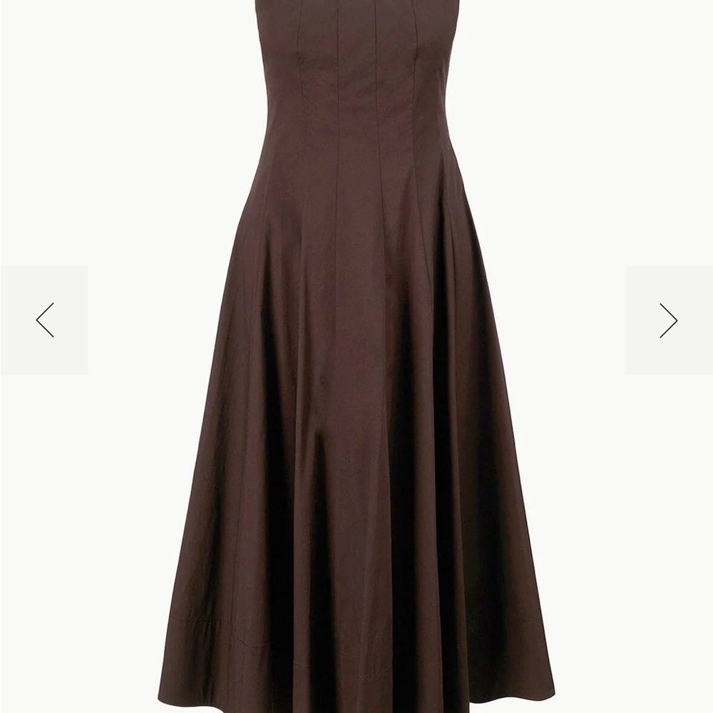 Staud Brown Wells Dress